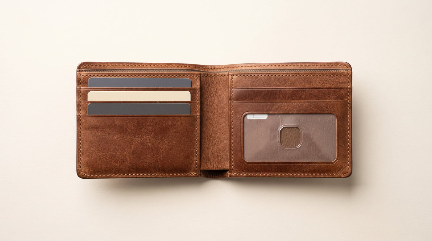 Custom leather accessories manufactured by Evermont Global
