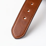 Men's Cognac Leather Belt – Classic Tan Belt