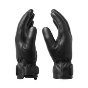 Black Leather Riding Gloves | Premium Motorcycle Gloves