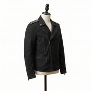 Black Suede Motorcycle Jacket – Men’s Classic Biker Jacke