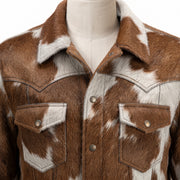 Hair-on Cowhide Western Jacket