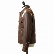 Men's Western Cowhide Leather Jacket