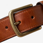 Men's Cognac Leather Belt – Classic Tan Belt