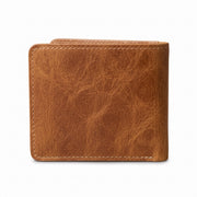 Vintage Distressed Leather Bifold Wallet | Wholesale