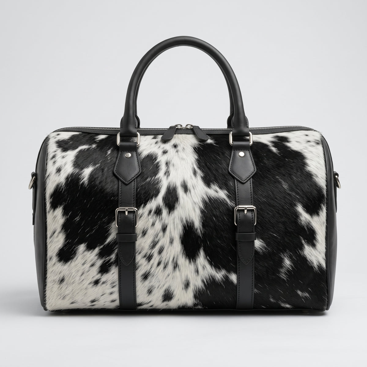 Hair-On Cowhide Leather Duffle Bag – Wholesale Travel Weekender