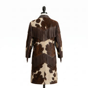 Hair-On Cowhide Fringe Western Coat