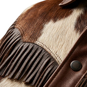 Hair-On Cowhide Fringe Western Coat