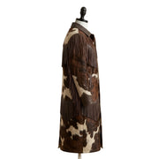 Hair-On Cowhide Fringe Western Coat