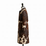 Hair-On Cowhide Fringe Western Coat