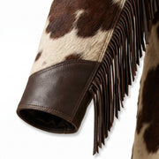 Hair-On Cowhide Fringe Western Coat