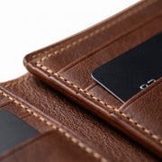 Real Hair-On Cowhide Bifold Leather Wallet