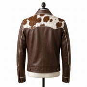 Men's Western Cowhide Leather Jacket