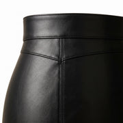 High-Waisted Mermaid Leather Midi Skirt – Women’s Leather Skirt