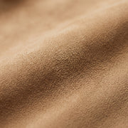 Tan Suede Western Biker Jacket for Men with Waist Belt