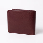 Classic Burgundy Leather Bifold Wallet for Men