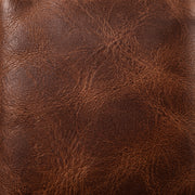 Distressed Vintage Leather Long Bifold Wallet
