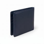 Navy Blue Leather Bifold Wallet | Wholesale