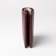 Classic Burgundy Leather Bifold Wallet for Men