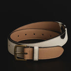 Hair On Leather Belt for Men & Women | Genuine Cowhide Leather Belt | Handmade Western Cow Print Belt