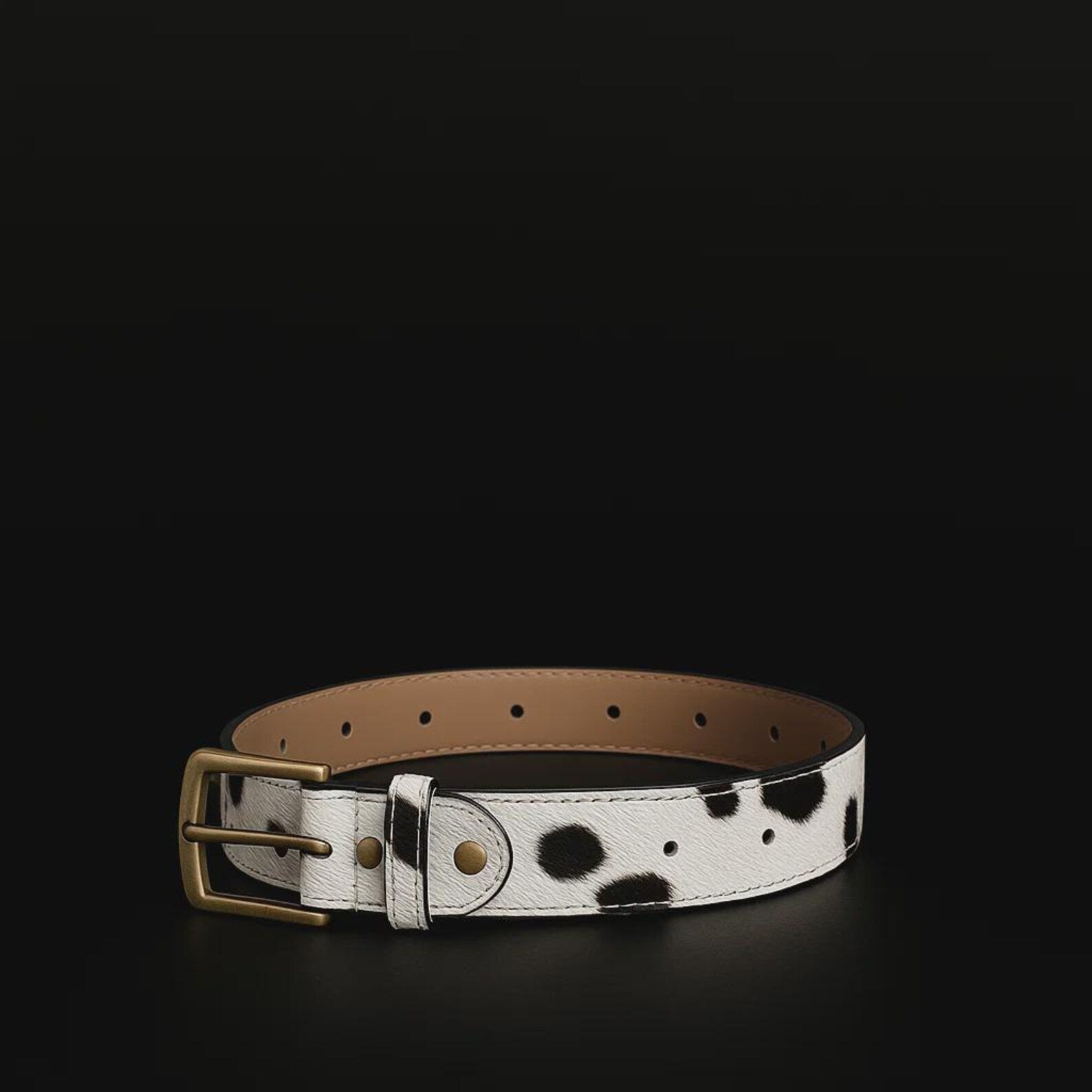 Hair On Leather Belt for Men & Women | Genuine Cowhide Leather Belt | Handmade Western Cow Print Belt