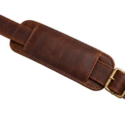 Vintage Brown Leather Duffle Bag – Travel & Weekender