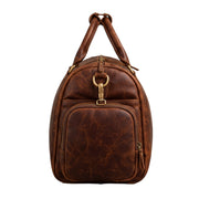 Vintage Brown Leather Duffle Bag – Travel & Weekender