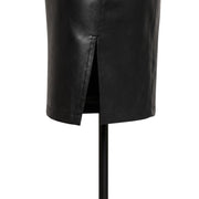 Black Leather Pencil Skirt – High Waist Women's Leather Skirt
